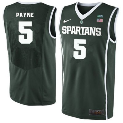Men Michigan State Spartans NCAA #5 Adreian Payne Green Authentic Nike 2019-20 Stitched College Basketball Jersey QY32O63DX